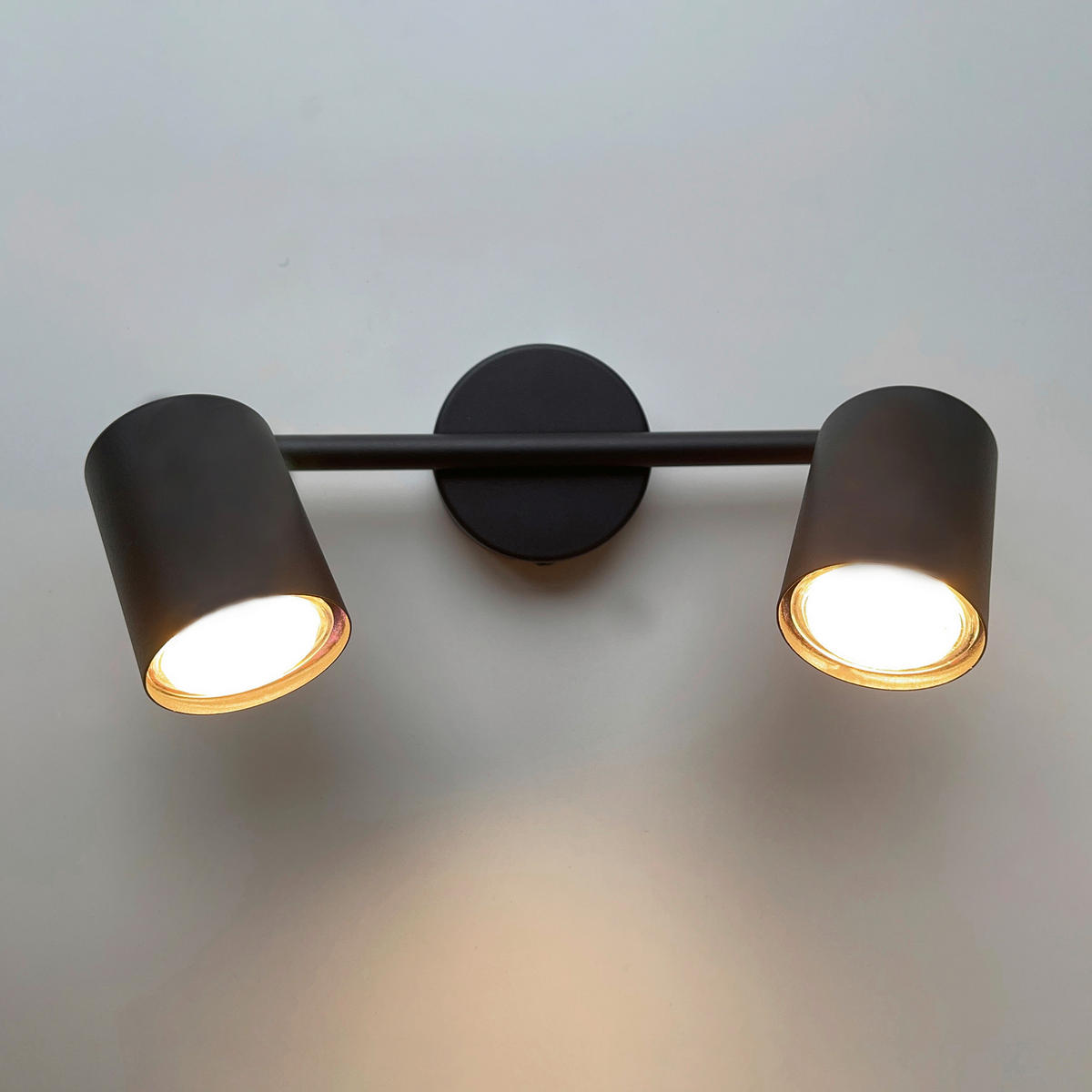 LED-DECKENLEUCHTE Vano 30/8/12 cm   - Schwarz, Basics, Metall (30/8/12cm) - Fischer & Honsel