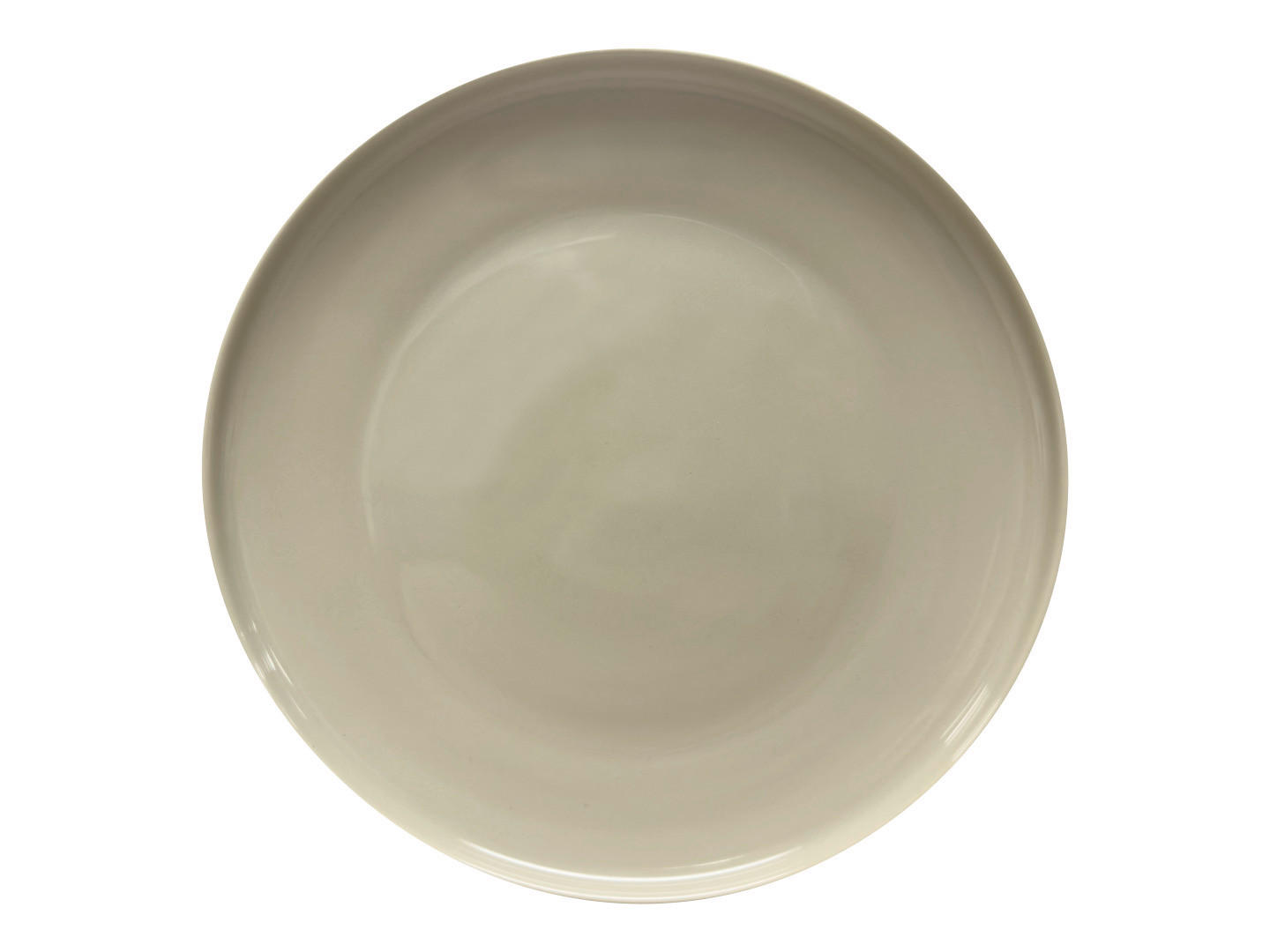 MĚLKÝ TALÍŘ porcelán keramika 28 cm - šedohnědá, Design, keramika (28cm) - Novel