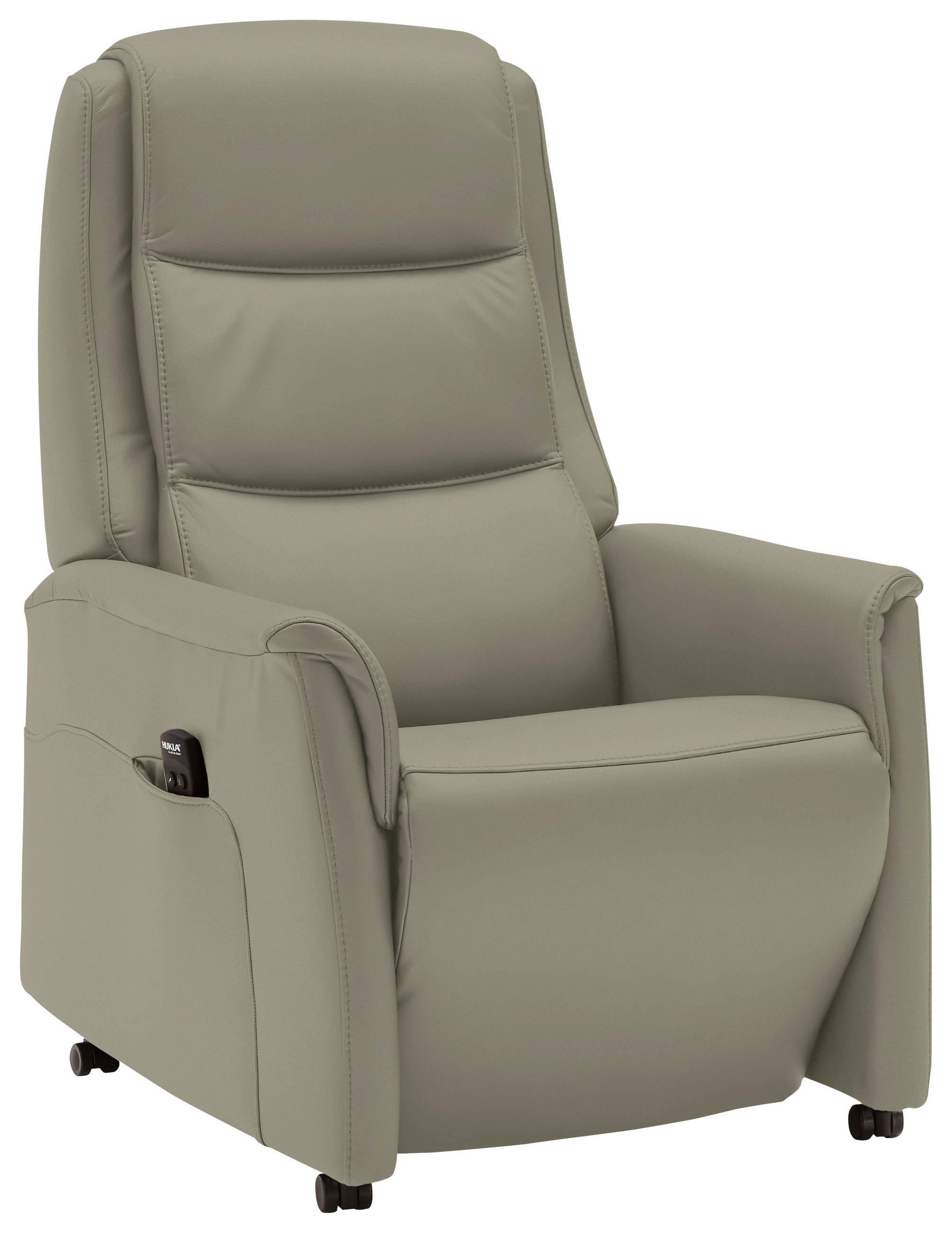 FAUTEUIL DE TÉLÉVISION in Grau  - Schwarz/Grau, Konventionell, Leder/Kunststoff (70/107/88cm) - Livetastic