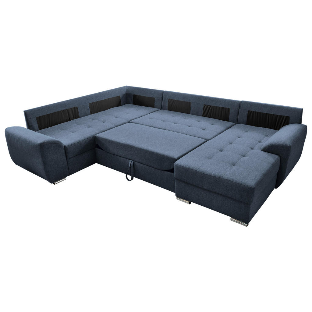 Thumbnail - Livetastic Wohnlandschaft, Blau, Textil, Uni, U-Form, 292x218 cm, Made in Europe, Liegefunktion, Wohnzimmer, Sofas & Cou...