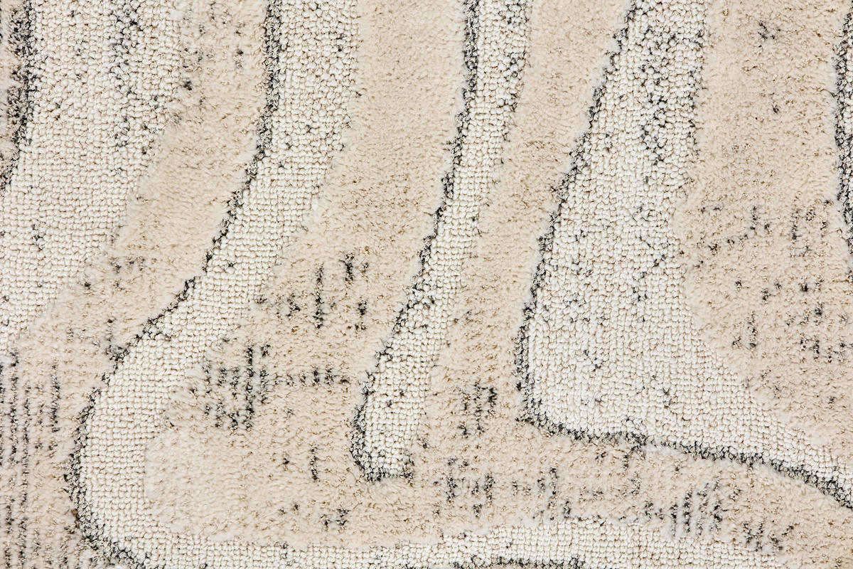 WEBTEPPICH 200/280 cm Lou Creme, Grau rechteckig  - Creme/Grau, Basics, Kunststoff/Textil (200/280cm) - Astra