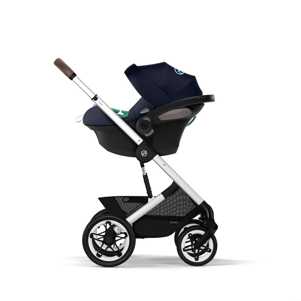 DJEČJA KOLICA  Talos S Lux  - tamno plava/srebrne boje, Basics, tekstil/metal (91/60,5/110cm) - Cybex