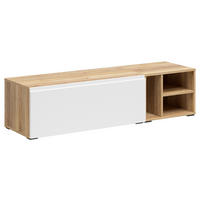 REGALELEMENT Weiß, Eichefarben  135/33/40 cm  - Eichefarben/Weiß, MODERN, Holzwerkstoff (135/33/40cm) - Carryhome