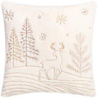 ZIERKISSEN  - Creme, LIFESTYLE, Textil (45/45cm) - X-Mas