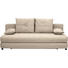 SCHLAFSOFA in Textil Beige - Beige/Schwarz, Design, Kunststoff/Textil (208/73-90/102cm) - Hom`in SCHLAFSOFA in Textil Beige - Beige/Schwarz, Design, Kunststoff/Textil (208/73-90/102cm) - Hom`in