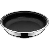 BRATPFANNE  - Edelstahlfarben/Schwarz, Design, Metall - WMF