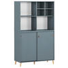 AKTENSCHRANK 100,1/174,2/41 cm  - Petrol, MODERN, Holzwerkstoff (100,1/174,2/41cm) - MID.YOU