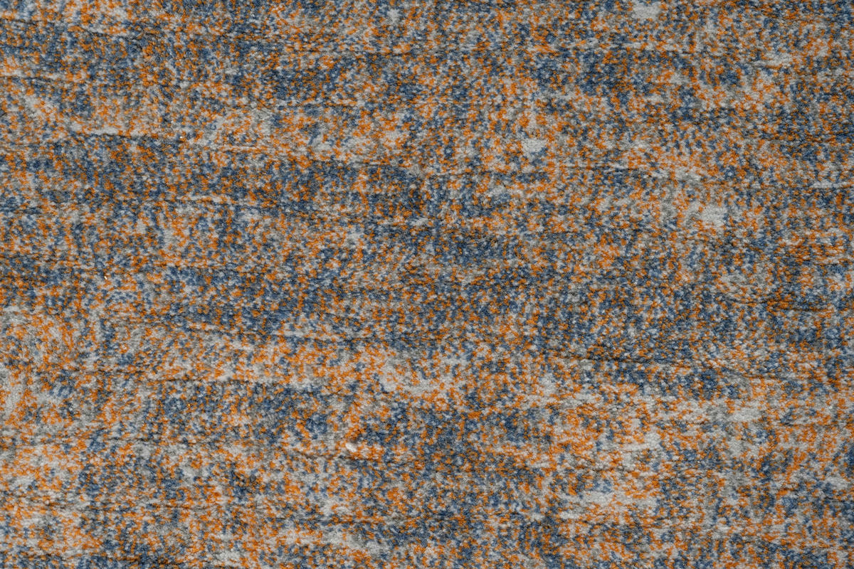 WEBTEPPICH  Wohnzimmer 200/290 cm Argentum Blau, Orange  - Blau/Orange, Design, Kunststoff/Textil (200/290cm) - Novel