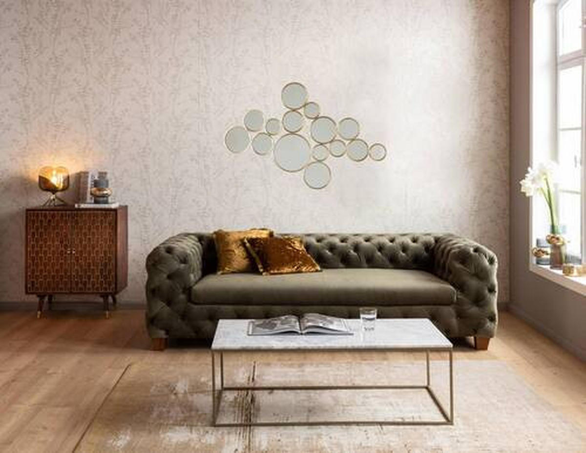 SPIEGEL 138/93/2 cm    in  - Messingfarben, Design, Glas/Metall (138/93/2cm) - Kare-Design