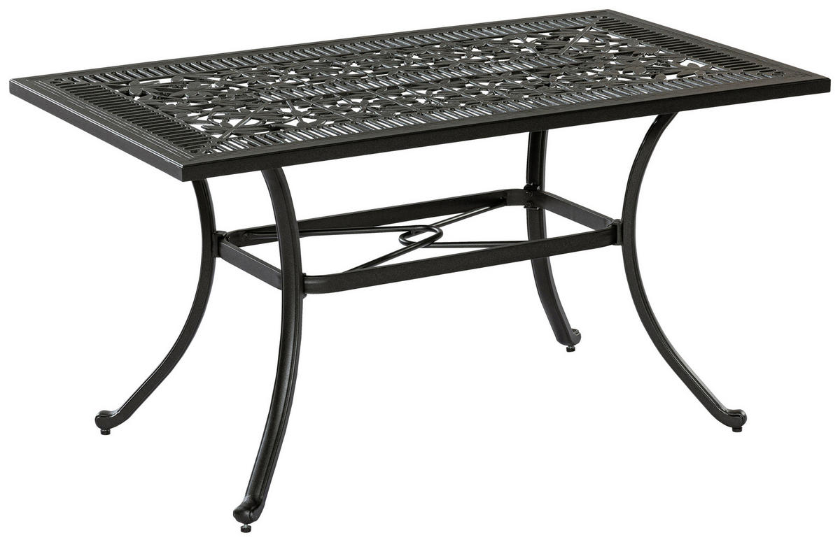 GARTENSET 7-teilig  - Graphitfarben, MODERN, Metall - Gardenson