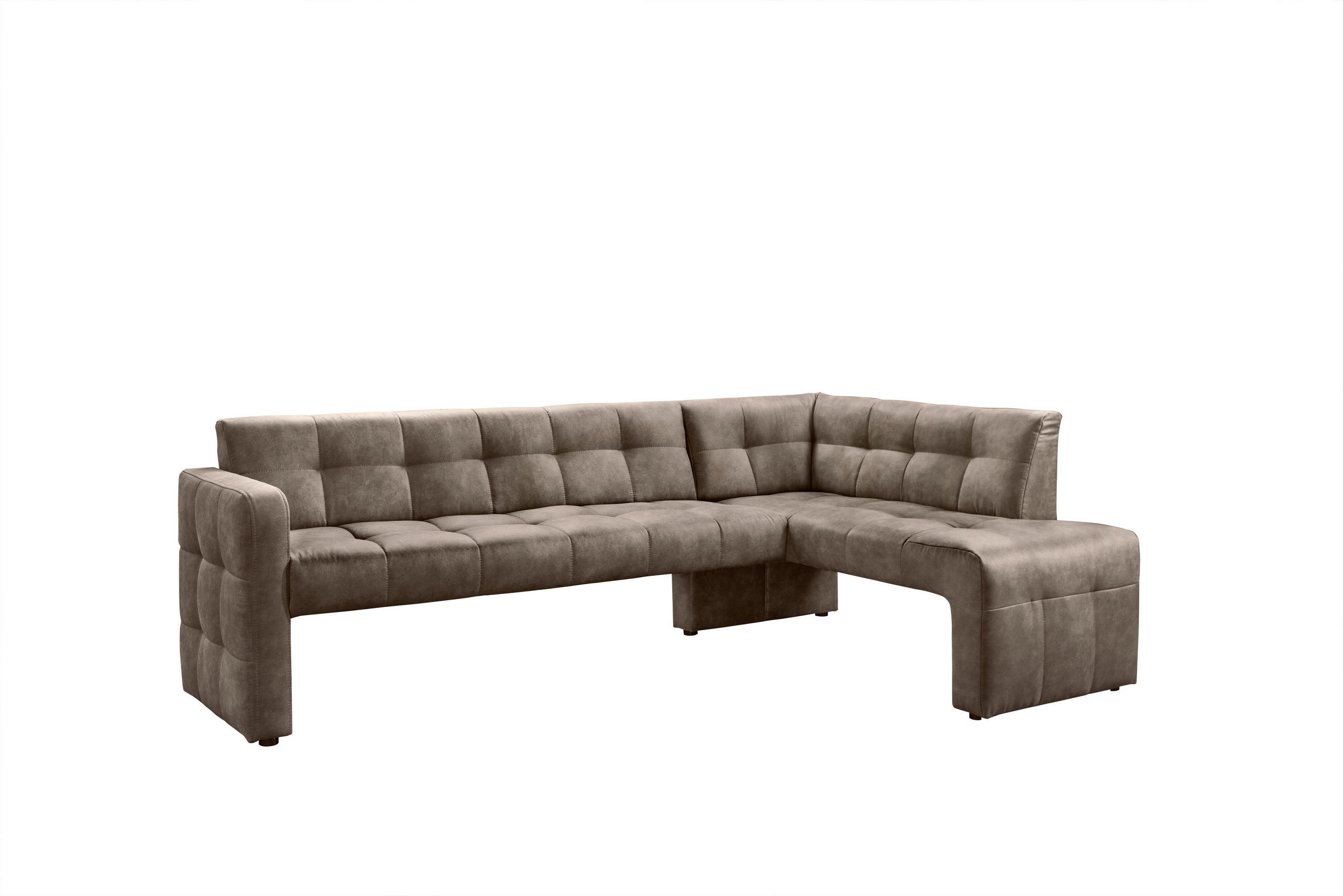 KLUPA KUTNA  taupe  drvo, tekstil, drvni materijal      - crna/taupe, Moderno, drvni materijal/drvo (245/157cm) - Livetastic