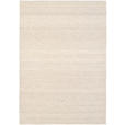 HANDWEBTEPPICH 130/190 cm Hellgrau rechteckig  - Hellgrau, Basics, Textil (130/190cm) - Linea Natura
