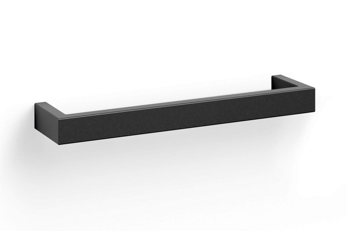 HANDTUCHSTANGE Schwarz  - Schwarz, Basics, Metall (46,5/3/7,7cm) - Zack