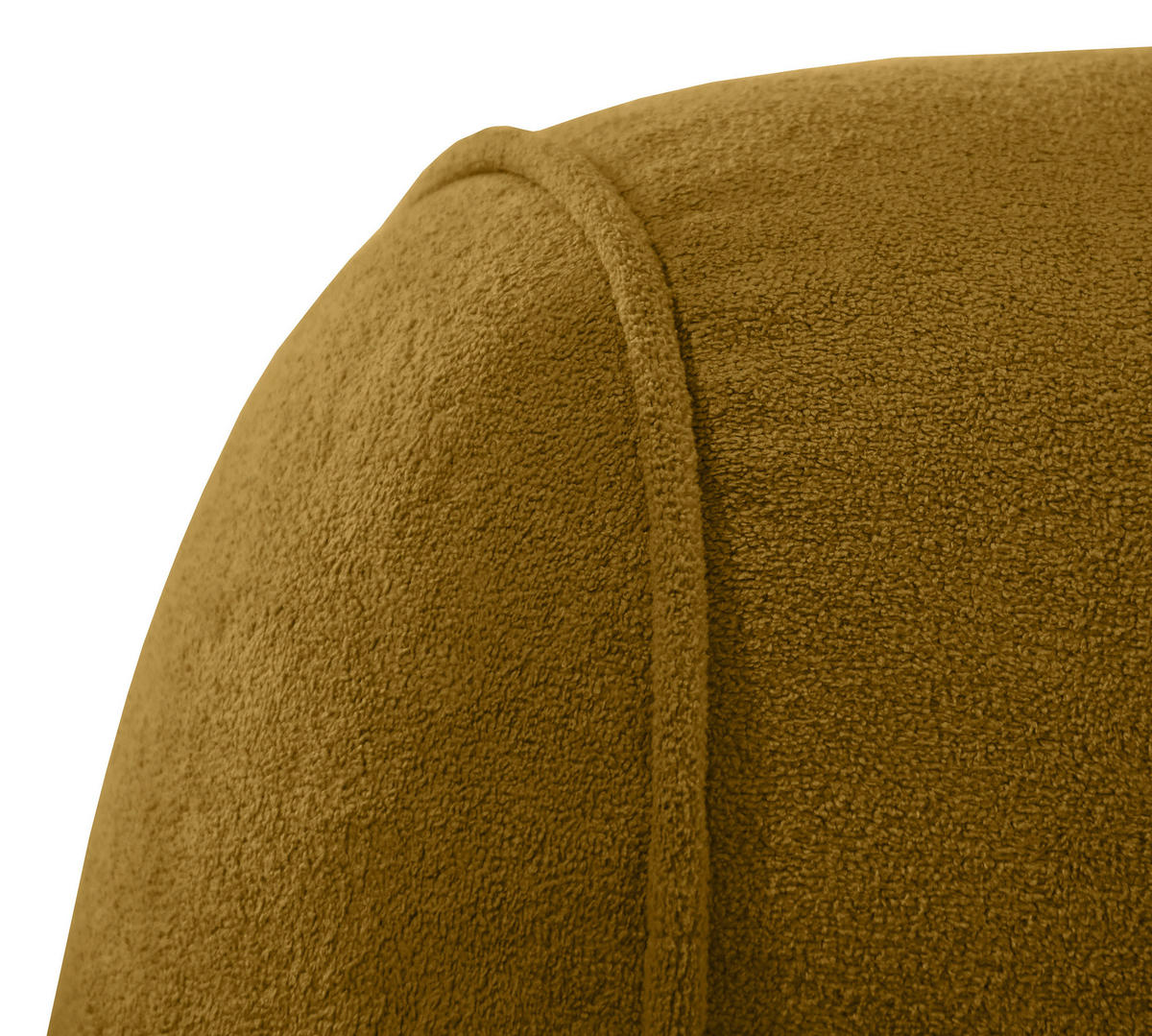 SCHLAFSOFA Chenille Goldfarben  inkl. Zierkissen, Rückenkissen, Bettkasten, Schlaffunktion, Rücken echt, Liegefläche im Originalstoff  - Goldfarben/Schwarz, KONVENTIONELL, Kunststoff/Textil (257/96/110cm) - Milino