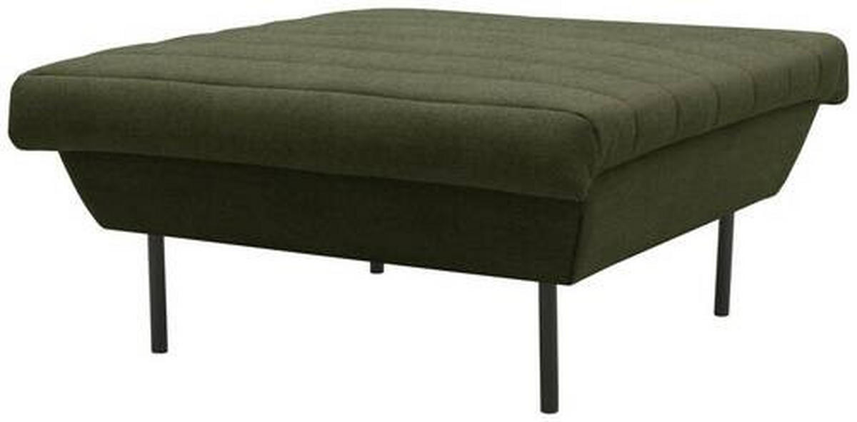 HOCKER Grün  - Schwarz/Grün, Design, Textil/Metall (90/45/105cm) - LOOKS by W.Joop