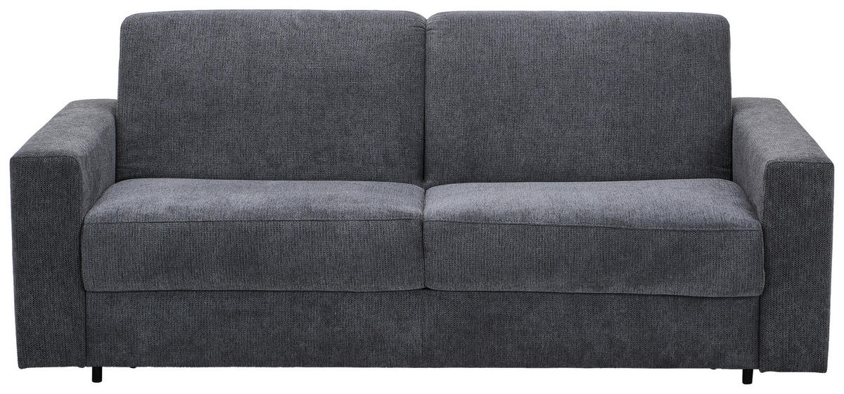 SCHLAFSOFA in Webstoff Schwarz  - Schwarz, KONVENTIONELL, Kunststoff/Textil (198/84/96cm) - Carryhome