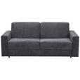 SCHLAFSOFA Webstoff Schwarz  - Schwarz, KONVENTIONELL, Kunststoff/Textil (198/84/96cm) - Carryhome