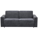 SCHLAFSOFA in Webstoff Schwarz  - Schwarz, KONVENTIONELL, Kunststoff/Textil (198/84/96cm) - Carryhome