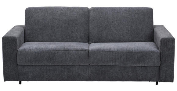 SCHLAFSOFA Webstoff Schwarz  - Schwarz, KONVENTIONELL, Kunststoff/Textil (198/84/96cm) - Carryhome