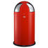 ABFALLSAMMLER push two 2x25 L - Edelstahlfarben/Rot, Kunststoff/Metall (40/75,5cm) - Wesco ABFALLSAMMLER push two 2x25 L - Edelstahlfarben/Rot, Kunststoff/Metall (40/75,5cm) - Wesco