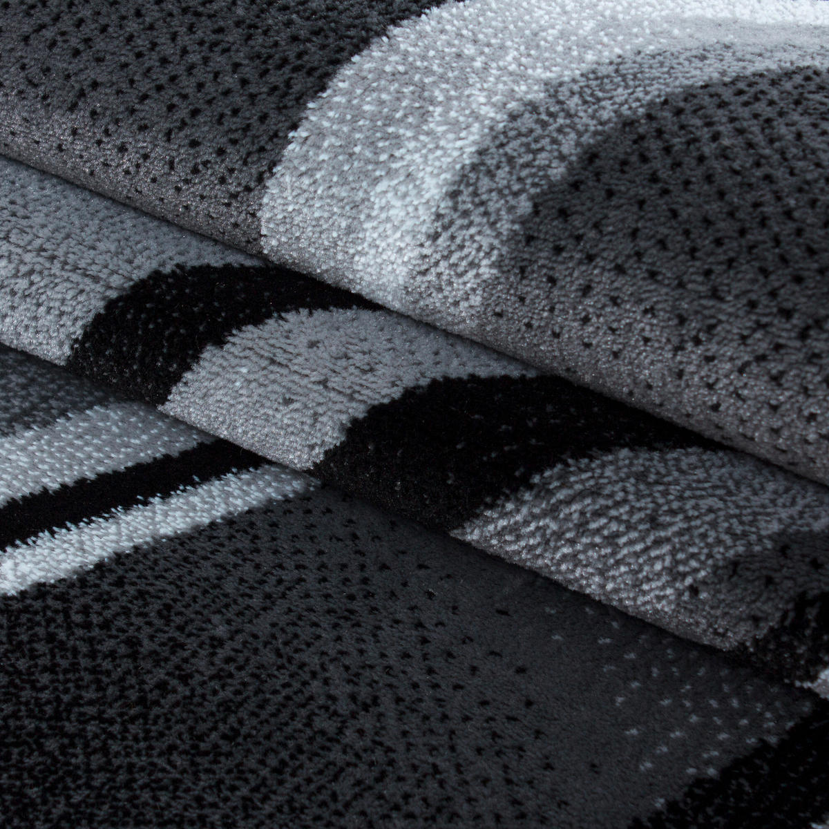 FLACHWEBETEPPICH 140/200 cm Parma Schwarz  - Schwarz, Design, Textil (140/200cm) - Novel