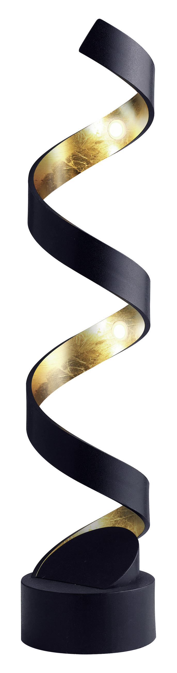 TISCHLEUCHTE 14,5/66 cm   - Goldfarben/Schwarz, Design, Metall (14,5/66cm)