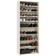 SCHUHSCHRANK Alice Springs  in 74,5/191,9/34,9 cm  - Sandfarben/Grau, MODERN, Holzwerkstoff/Kunststoff (74,5/191,9/34,9cm) - Xora