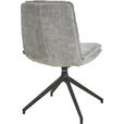 STUHL - Schwarz/Grau, Design, Textil/Metall (49/90/68cm) - Johann Jakob