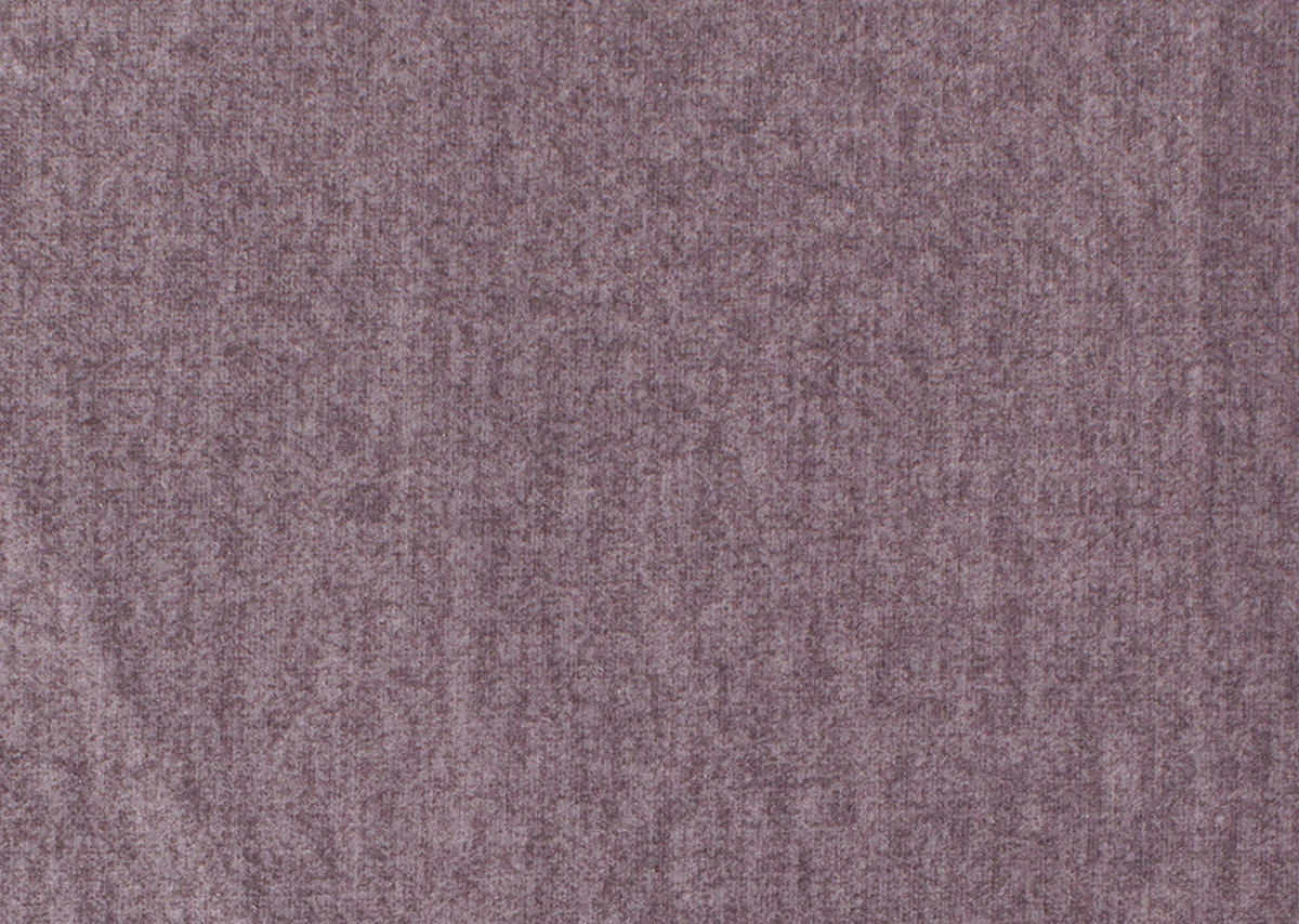 ECKSOFA in Samt, Webstoff Flieder  - Flieder/Schwarz, Design, Textil/Metall (177/270cm) - Welnova