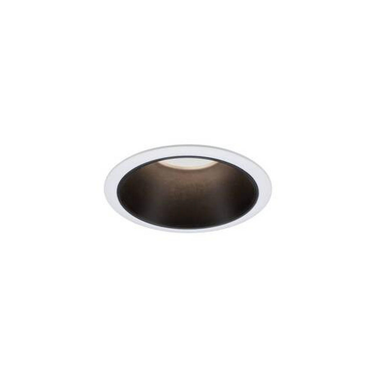 LED-EINBAUSPOT SET 8,8 cm  - Schwarz/Weiß, Basics, Kunststoff/Metall (8,8cm) - Paulmann