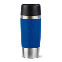 COFFEE-TO-GO-MUGG 0,36 l  - blå/svart, Design, metall/plast (0,36l) - Tefal