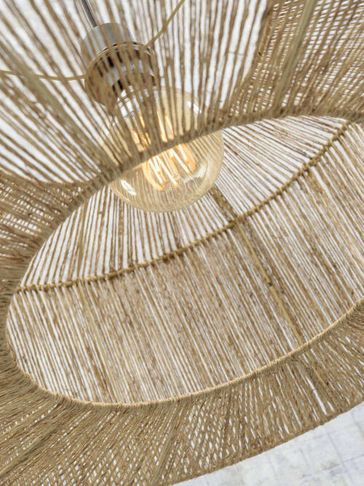 DECKENLEUCHTE  50/22 cm    - Naturfarben, Trend (50/22cm) - Good & Mojo
