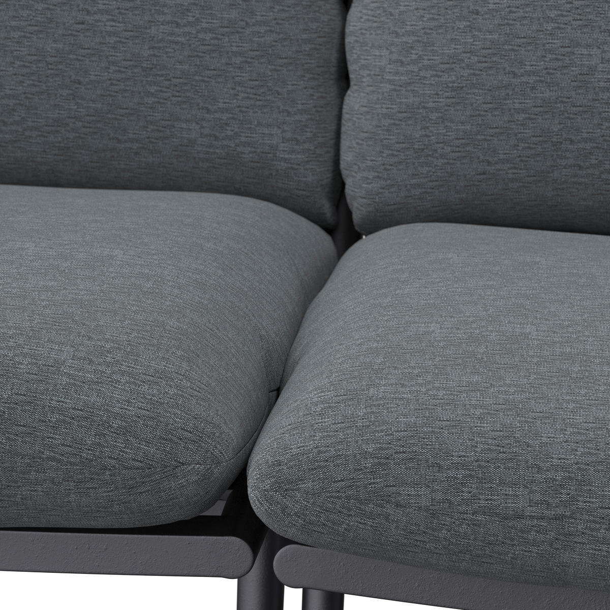 LOUNGE GARNITURA  antracit   - tamno siva/antracit, Design, drvo/metal (280/220cm) - Amatio