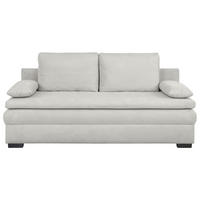 SCHLAFSOFA in Struktur Hellgrau  - Hellgrau/Schwarz, KONVENTIONELL, Kunststoff/Textil (195/93/83cm) - Carryhome