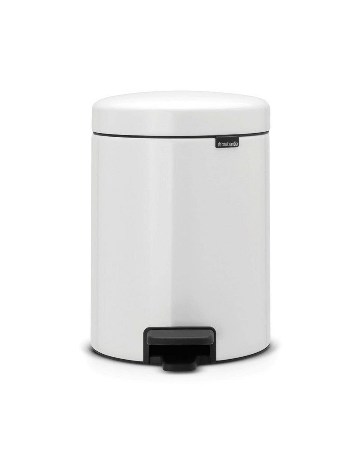 KOŠ ZA OTPAD  5 l   - bijela, Basics, metal/plastika (20.5/29.1/27.2cm) - Brabantia