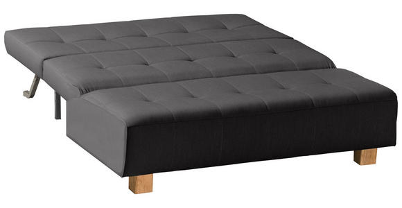 SCHLAFSOFA in Anthrazit - Anthrazit/Naturfarben, Design, Holz/Textil (165/92/102cm) - Novel