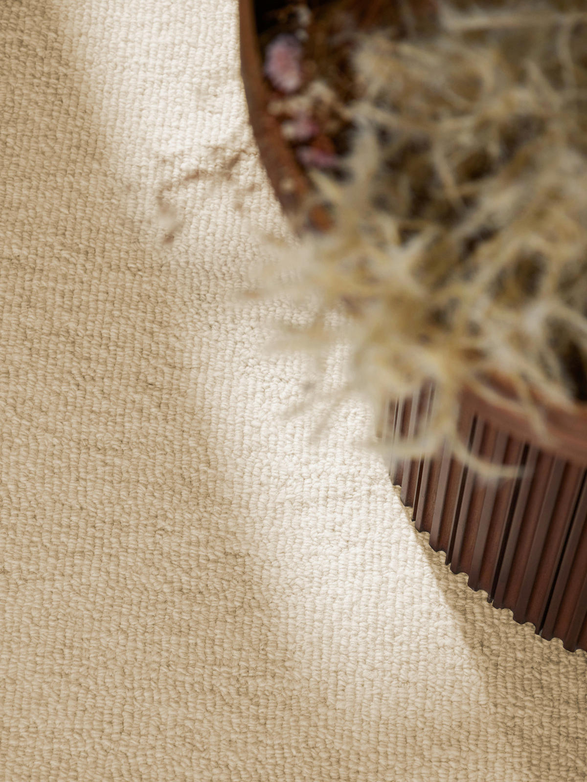 WOLLTEPPICH 200 cm Puristic Champagner rund  - Champagner, Basics, Textil (200cm) - Elle Decoration