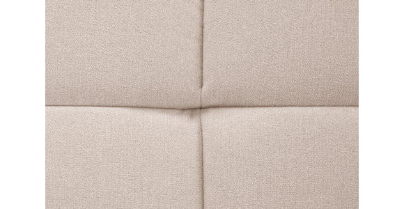 ECKSOFA in Velours Creme - Creme/Schwarz, KONVENTIONELL, Kunststoff/Textil (298/168cm) - Carryhome