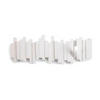 VJEŠALICA ZIDNA  bijela  plastika  - bijela, Basics, plastika (46/18/3cm) - Umbra