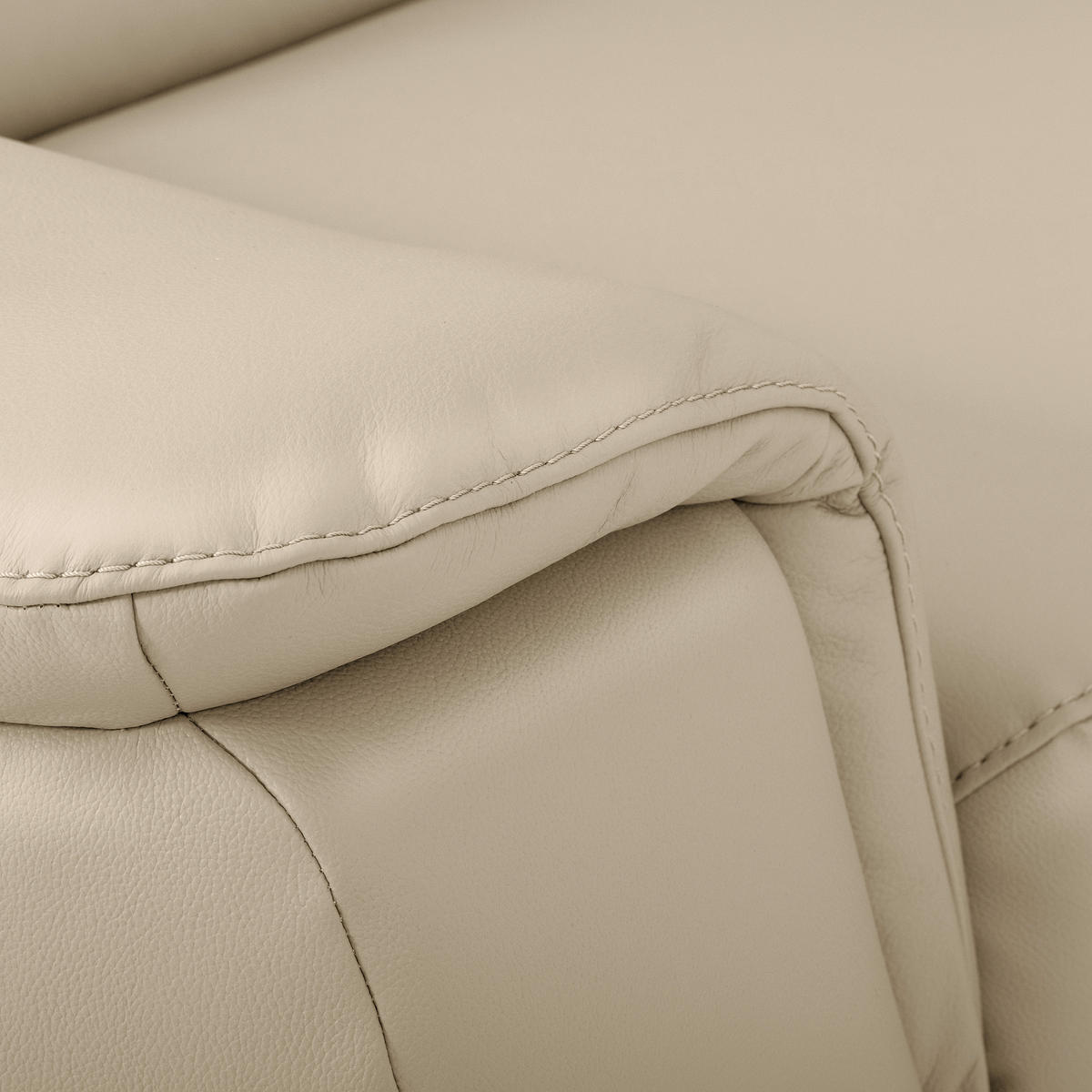 ECKSOFA  in Lederlook Echtleder Grau  - Silberfarben/Grau, Leder/Holz (262/211cm) - Celina Home