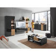 WOHNWAND QUADRA  in Eichefarben, Dunkelgrau  325/190/52 cm  - Eichefarben/Dunkelgrau, Design, Holz/Holzwerkstoff (325/190/52cm) - Ambiente