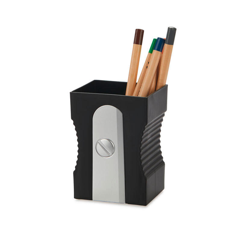 STIFTEHALTER 8,5/7,4/11,5 cm  in Schwarz  - Schwarz, Basics, Kunststoff (8,5/7,4/11,5cm)