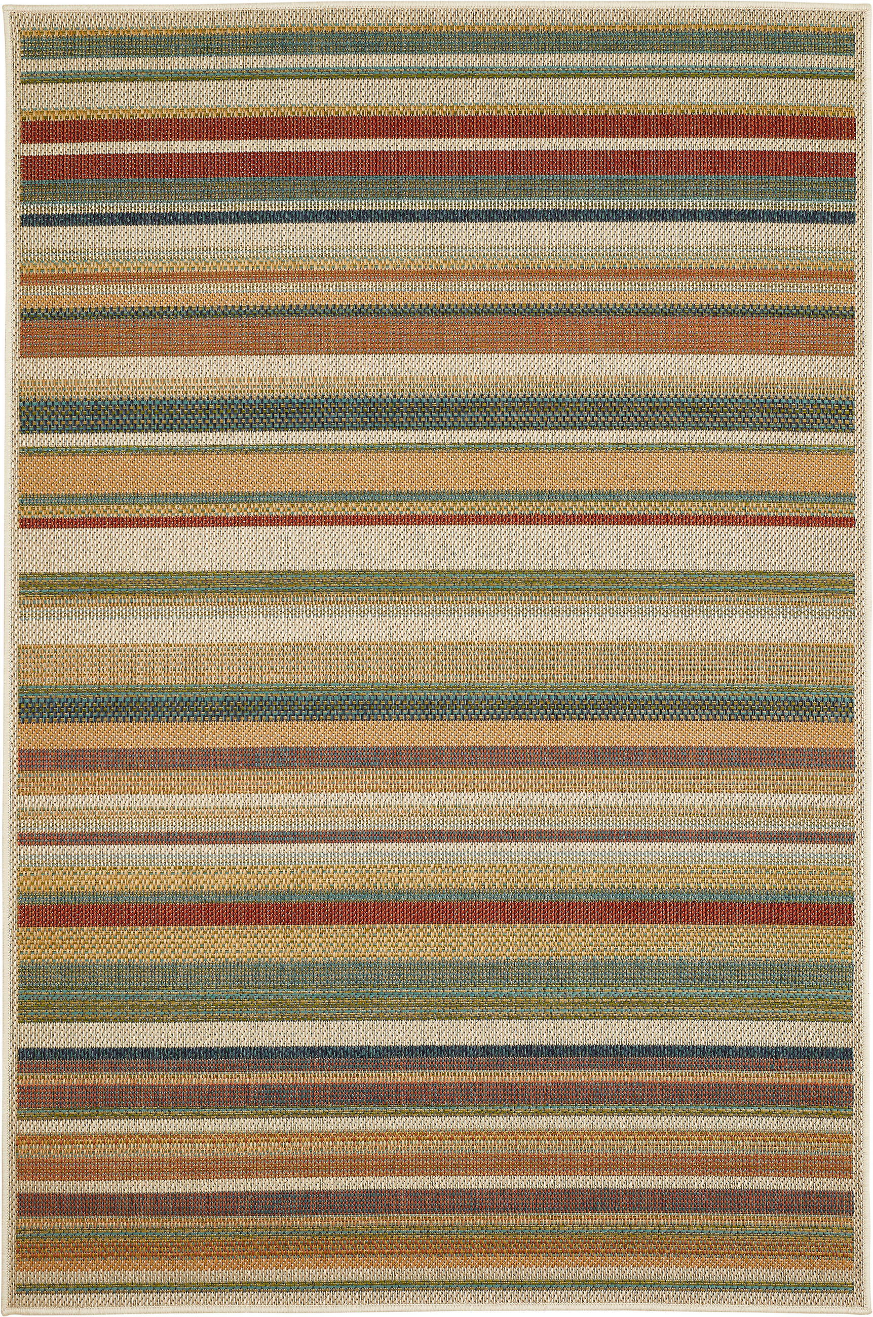 OUTDOORTEPPICH  für Terrasse und Balkon 80/200 cm Sedona Multicolor  - Multicolor, Design, Textil (80/200cm) - Novel