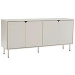SIDEBOARD  in 160/75/40 cm  - Seidengrau, Design, Holzwerkstoff/Metall (160/75/40cm) - Xora