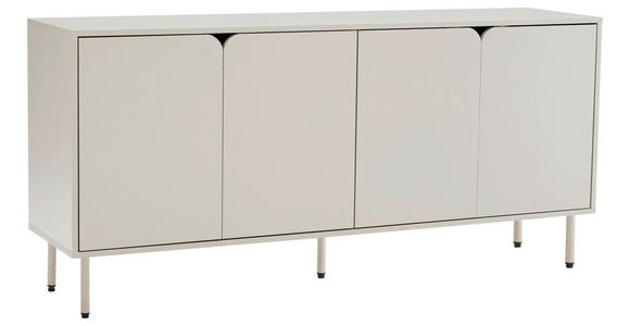 SIDEBOARD  in 160/75/40 cm  - Seidengrau, Design, Holzwerkstoff/Metall (160/75/40cm) - Xora