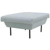 HOCKER Hellblau  - Schwarz/Hellblau, Design, Textil/Metall (70/45/70cm) - LOOKS by W.Joop