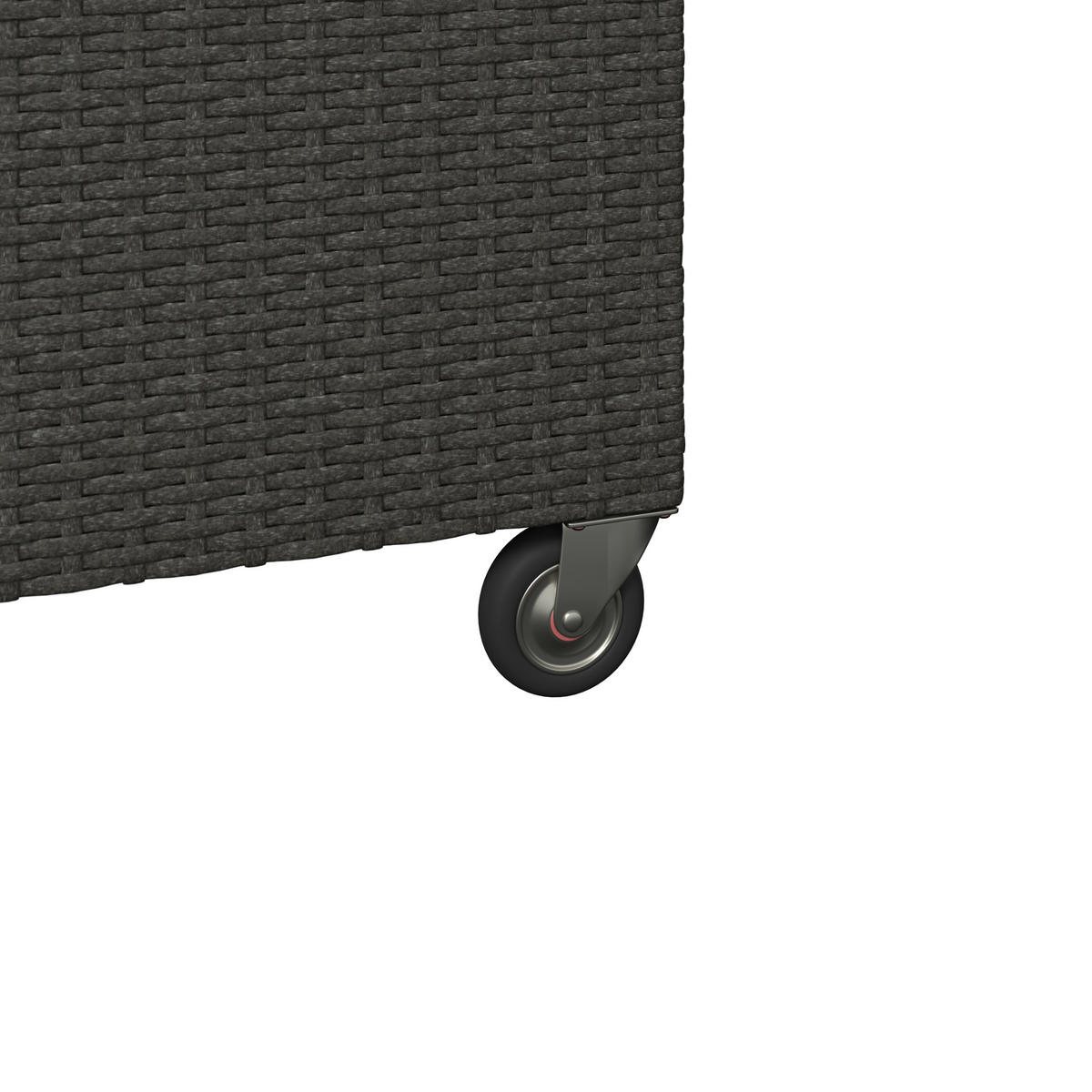  KISSENBOX 124/65/58 cm Metall, Kunststoff, Textil Grau  - Grau, Design, Kunststoff/Textil (124/65/58cm) - Ambia Garden