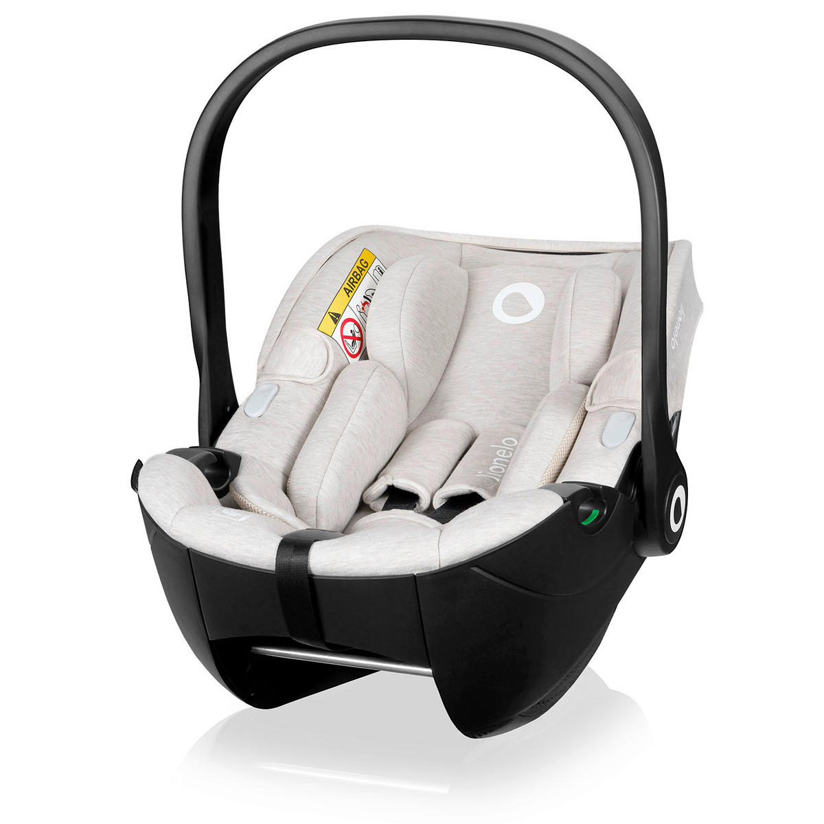 ISOFIXSTATION Moxie  - Beige, Basics, Naturmaterialien/Kunststoff (68/45,5/42cm) - Lionelo