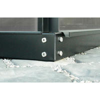 FUNDAMENT  - Schwarz, Basics, Metall (190/6/316,6cm)
