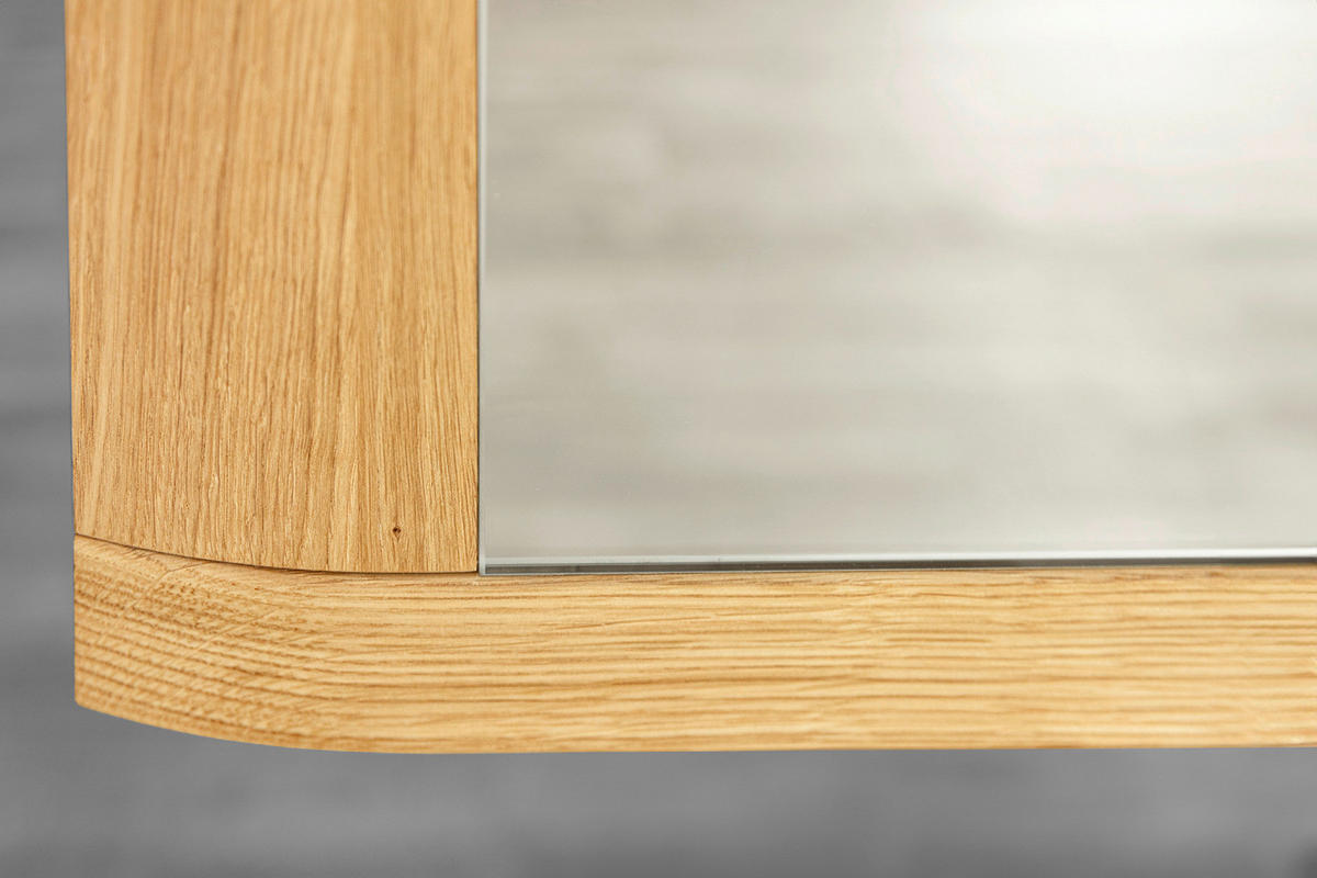 WANDSPIEGEL 100,8/83,2/2 cm    in rechteckig  - Eichefarben, Natur, Glas/Holz (100,8/83,2/2cm) - Linea Natura